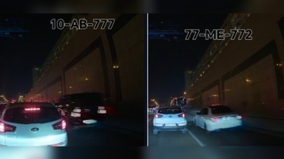 Bakıda bahalı maşınların sürücüləri avtobus zolağında "at oynadırlar" - VİDEO