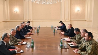 Президент Ильхам Алиев принял главу МИД, министра обороны и начальника разведки Турции - ФОТО - ОБНОВЛЕННЫЙ