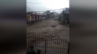 Yuxarı Ağcakəndə güclü leysan yağıb, təsərrüfata və əhaliyə ziyan dəyib 