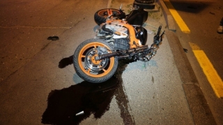 İsmayıllıda gənc idarə etdiyi motosikletlə dərəyə aşıb