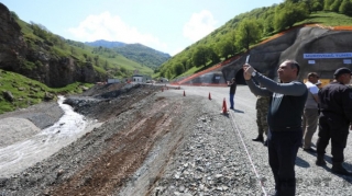 Diplomatlar Toğanalı–Kəlbəcər–İstisu yolunun tikintisi ilə tanış olublar  - FOTO