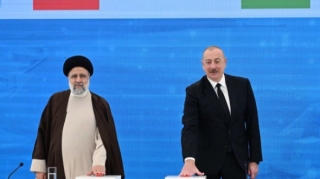 Azərbaycan və İran prezidentləri iki hidroqovşağın açılış mərasimində - FOTO 
