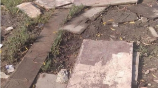 Bakının ortasında karton yol: DƏHŞƏTƏ GƏLƏCƏKSİZ  - FOTO