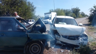 Yevlaxda qəza  - Ata və azyaşlı övladları xəsarət aldı  - FOTO