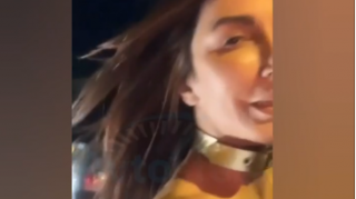 Məhşur müğənni tıxacda qalıb yoldan keçən birinin motosikletinə mindi   - VİDEO