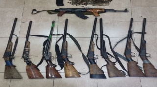 Saatlıda 31 odlu silah təhvil götürülüb  - FOTO