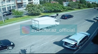 Paytaxtda “Mercedes” yaşlı qadını belə vurdu - ANBAAN VIDEO 