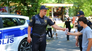 Bölgələrdə polisin fasiləsiz xidməti davam edir - FOTO 