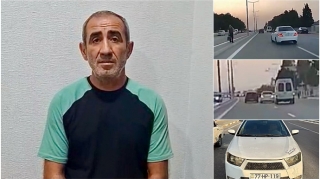 Postun yanında kobud qayda pozan taksi sürücüsü saxlanıldı - "Maşında əlil uşaq var idi..."    - VİDEO