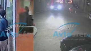 Şlaqbaumu qırıb mühafizəçini döyən SÜRÜCÜ SAXLANILDI - VİDEO 