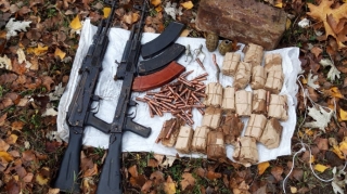 Mingəçevirdə iki avtomat və xeyli sayda silah-sursat aşkar edilib  - FOTO