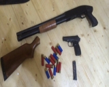 Avtomobildən tüfəng və tapança aşkarlandı - Şirvanda