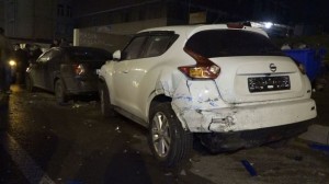 Bakıda "Mercedes" 4 avtomobili əzib, xəsarət alan var - VİDEO