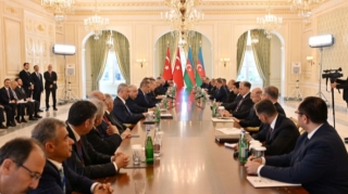 İlham Əliyevin Rəcəb Tayyib Ərdoğan ilə geniş tərkibdə görüşü başlayıb 