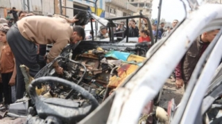 Polis avtomobili hədəfə alındı - Ölənlər var 