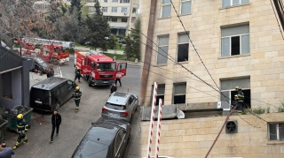 "Mübarək” şadlıq evində yanğın - FOTOLAR 