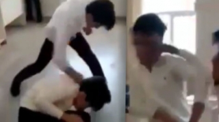 Bakıda şagirdin bullinqə məruz qaldığı məktəbə valideynlər axın etdilər - VİDEO 