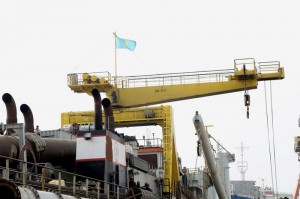 Belçika gəmisi “Zığ” Gəmi Təmiri Zavodunda təmir olunur - FOTO