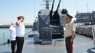 Hərbi Dəniz Qüvvələrinə  məxsus gözətçi gəmi əsaslı təmir edilib