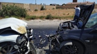 Bakıda baş verən ağır qəzanın görüntüləri  - VİDEO