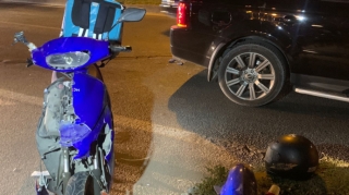Bakıda gənc oğlanı motosiklet vurub 