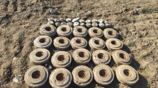 Füzuli-Zəngilan dəmiryolunda 1323 mina, 14 partlamamış hərbi sursat aşkarlanıb