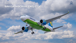 Самолет Uzbekistan Airways совершил вынужденную посадку в бакинском аэропорту 