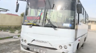 Türkan qəsəbəsində avtobus problemi yaşanır  - VİDEO