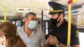 В Абшеронском районе проведен рейд, оштрафованы лица,  не использовавшие маски – ФОТО + ВИДЕО  