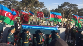 Şəhid hərbçilərimiz dəfn olundu - FOTO/VİDEO 