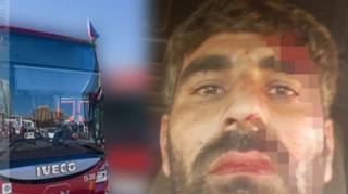 Bakıda avtobus xəttində şirkətin elektriki döyüldü - FOTO 