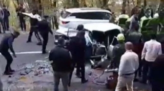 Qubada baş vermiş dəhşətli qəza yerindən yeni görüntülər - VİDEO 