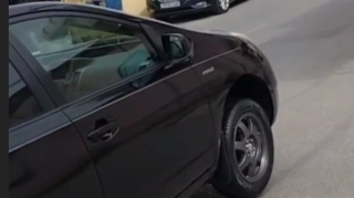 "Prius"a "peredok" verən taksi sürücüsü video çəkib "fəxrlə" paylaşdı  - VİDEO