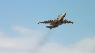 Kiyevin yaxınlığında Rusiyanın qırıcısı vurulub 