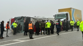 Türkiyədə sərnişin avtobusu aşdı - 4 ölü, 36 yaralı 