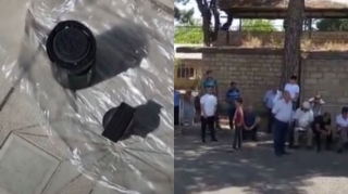  Tovuzda Bələdiyyə nümayəndəsi möhürü atdı, işə polis qarışdı - FOTO+VİDEO 