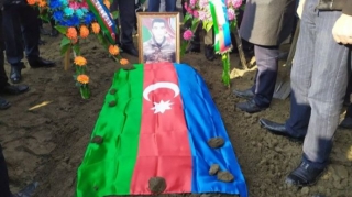 Ucarda şəhid gizir dəfn olunub   - FOTO
