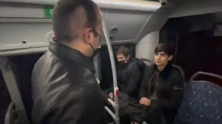 Bakıda maskadan istifadə etməyən sürücü və sərnişinlər cərimələnib  - VİDEO