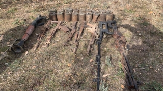 Zəngilanda 18 mina, 8 silah aşkarlanıb  - FOTO