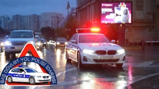 DYP yağıntılı hava ilə bağlı sürücü və piyadalara xəbərdarlıq etdi 