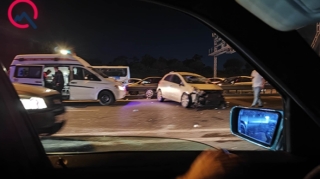 Aeroport yolunda zəncirvari qəza, yaralı var   - FOTO