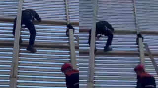 Nazirlik əməkdaşları köməksiz vəziyyətdə qalan pişiyi belə xilas etdi  - VİDEO