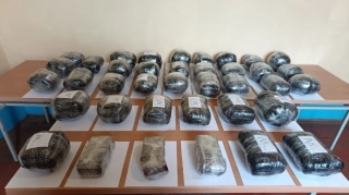 İrandan Azərbaycana 35 kq narkotik keçirilməsinin qarşısı alındı 