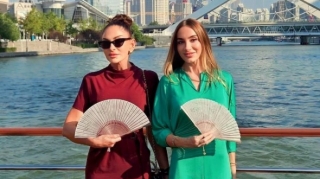 Arzu Əliyeva Birinci xanımla birlikdə Tiencində - FOTO 