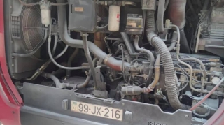 BakuBus-da yanğın yox, tüstülənmə olub - BNA - FOTO 