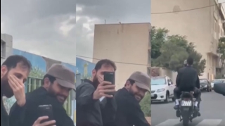 İranda hökumət muzdluları öz avtomobilləri ilə yol gedən qadınları narahat edirlər   - VİDEO