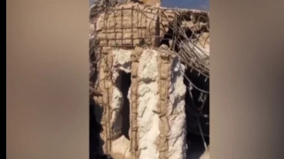 ŞOK:  Hatayda çökən binanın sütunları köpükdən düzəlib  - VİDEO