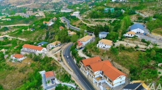 Laçında şəhərdaxili yollar sürətlə bərpa edilir  - VİDEO