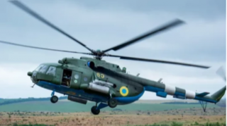 Ukraynaya məxsus "Mi-8" helikopteri vuruldu 
