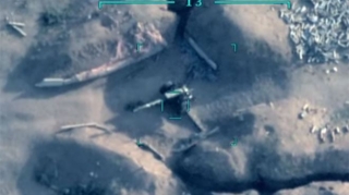 Bölmələrimizin mövqelərini atəşə tutan düşmən topları dəqiq atəşlə məhv edilib  - VİDEO